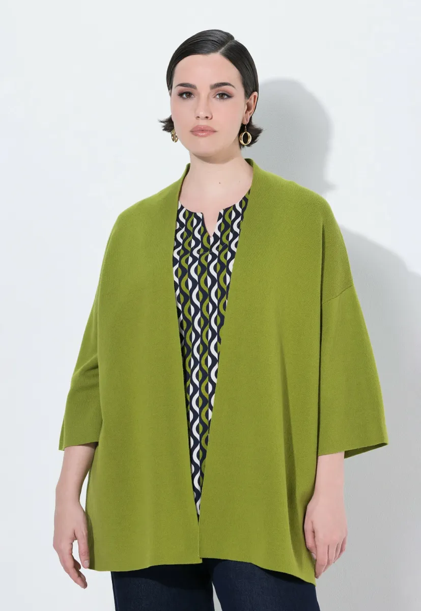 3/4 SLEEVE - Strickjacke - grass green