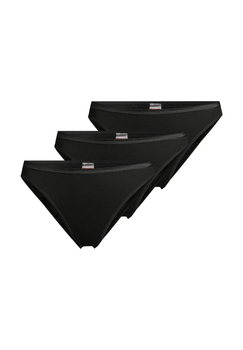 3ER PACK - Bikini-Hose - schwarz