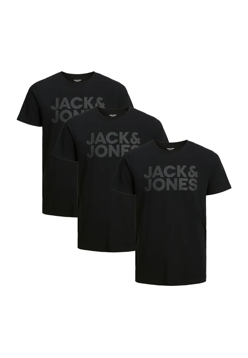 3ER PACK CORP  - T-Shirt print - black