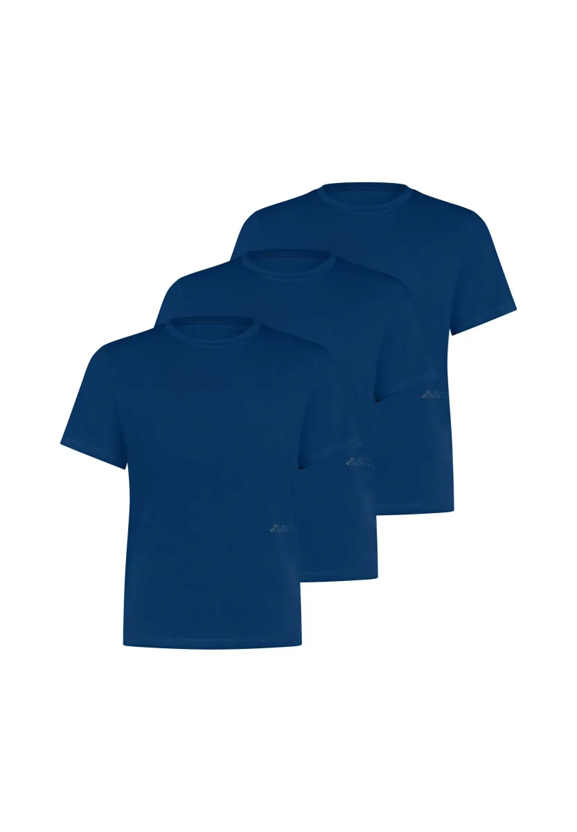 3ER PACK KURZARM - Unterhemd/-shirt - marine