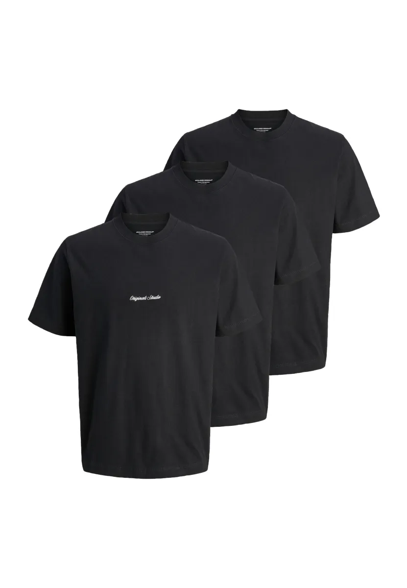 3ER PACK NORREBRO - T-Shirt basic - schwarz