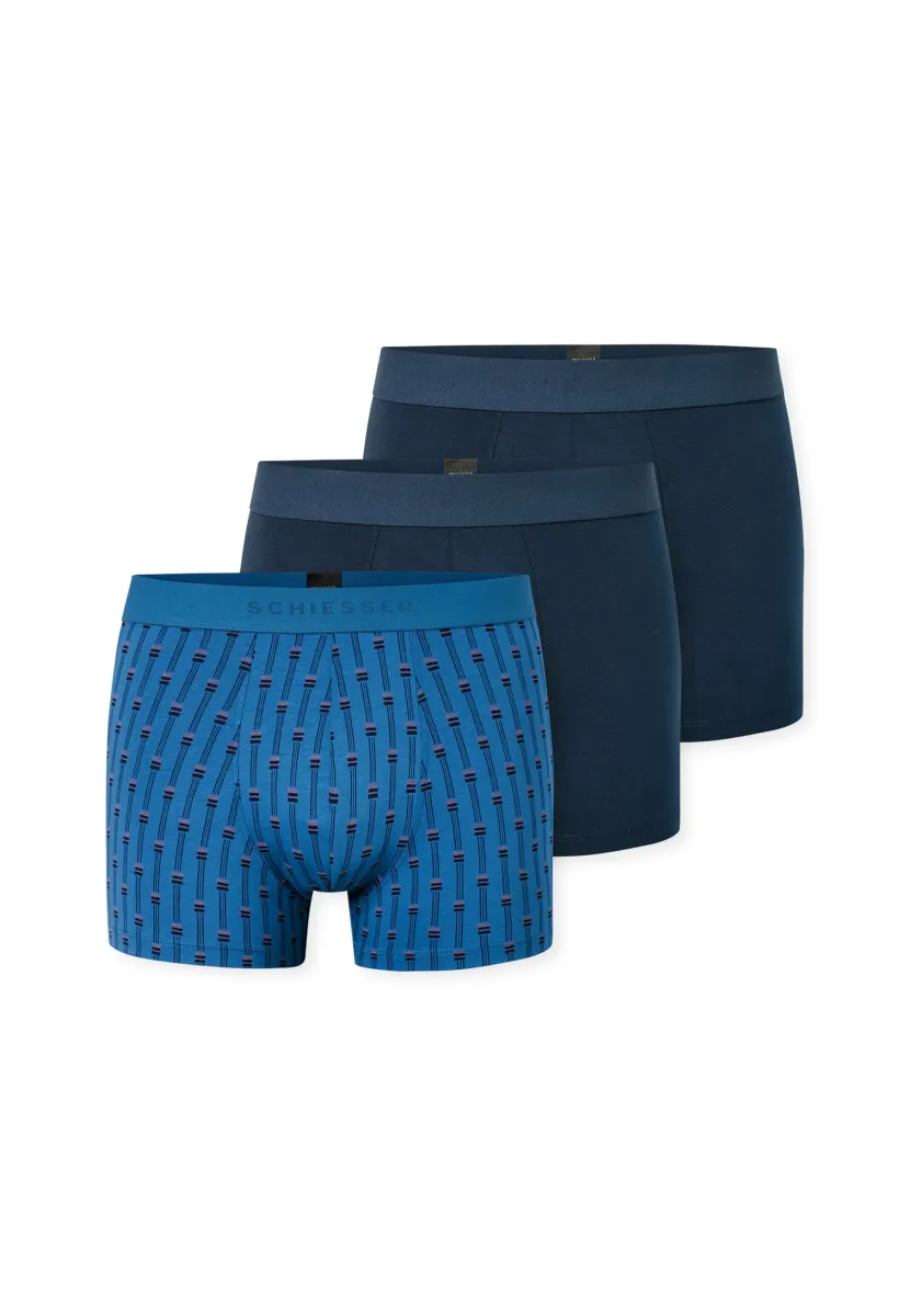 3ER PACK  RETRO  - Boxer Briefs - dunkelblau