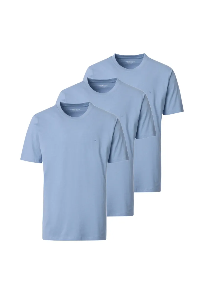 3ER PACK - T-Shirt basic - hellblau