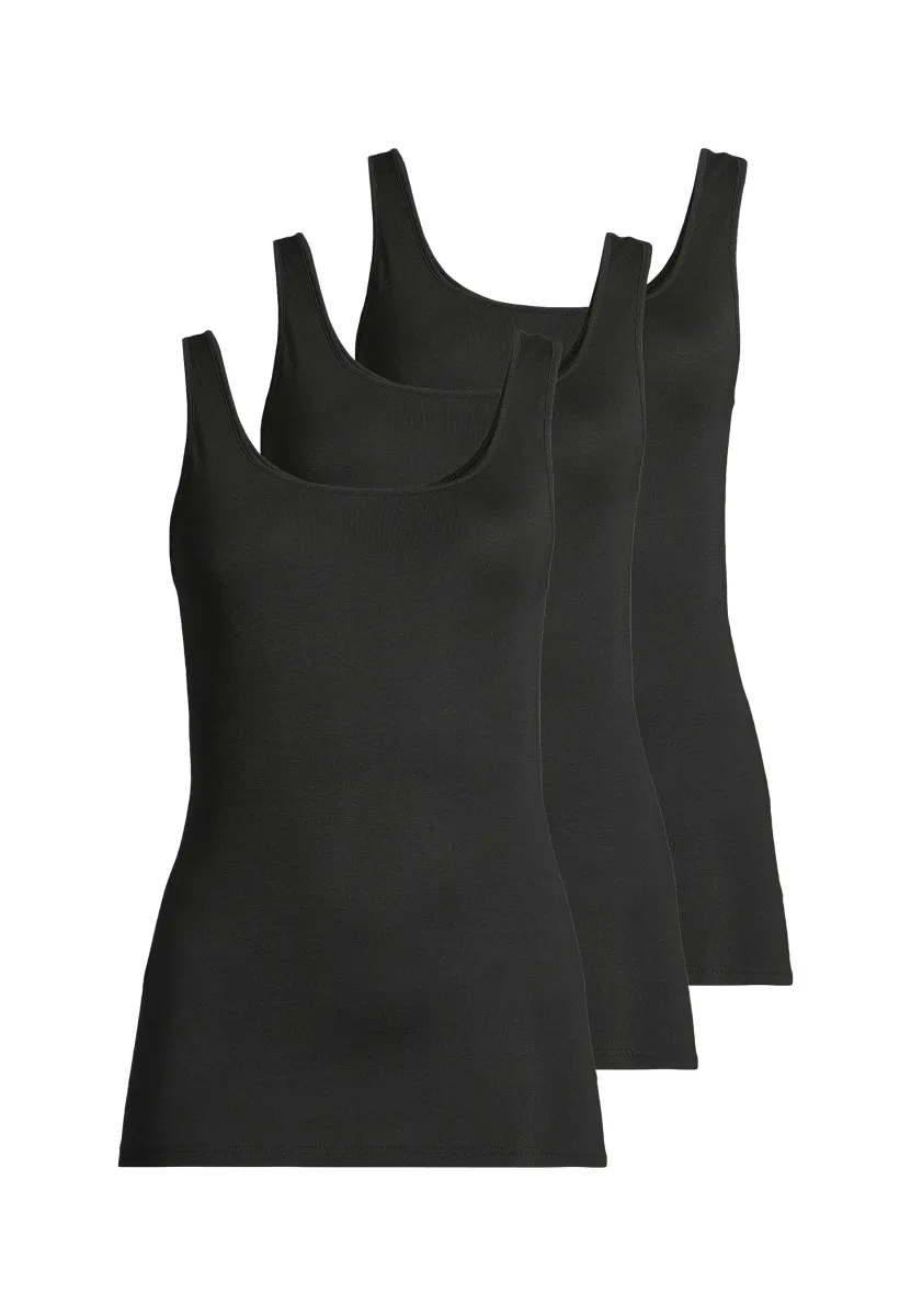 3ER PACK  - Unterhemd/-shirt - schwarz