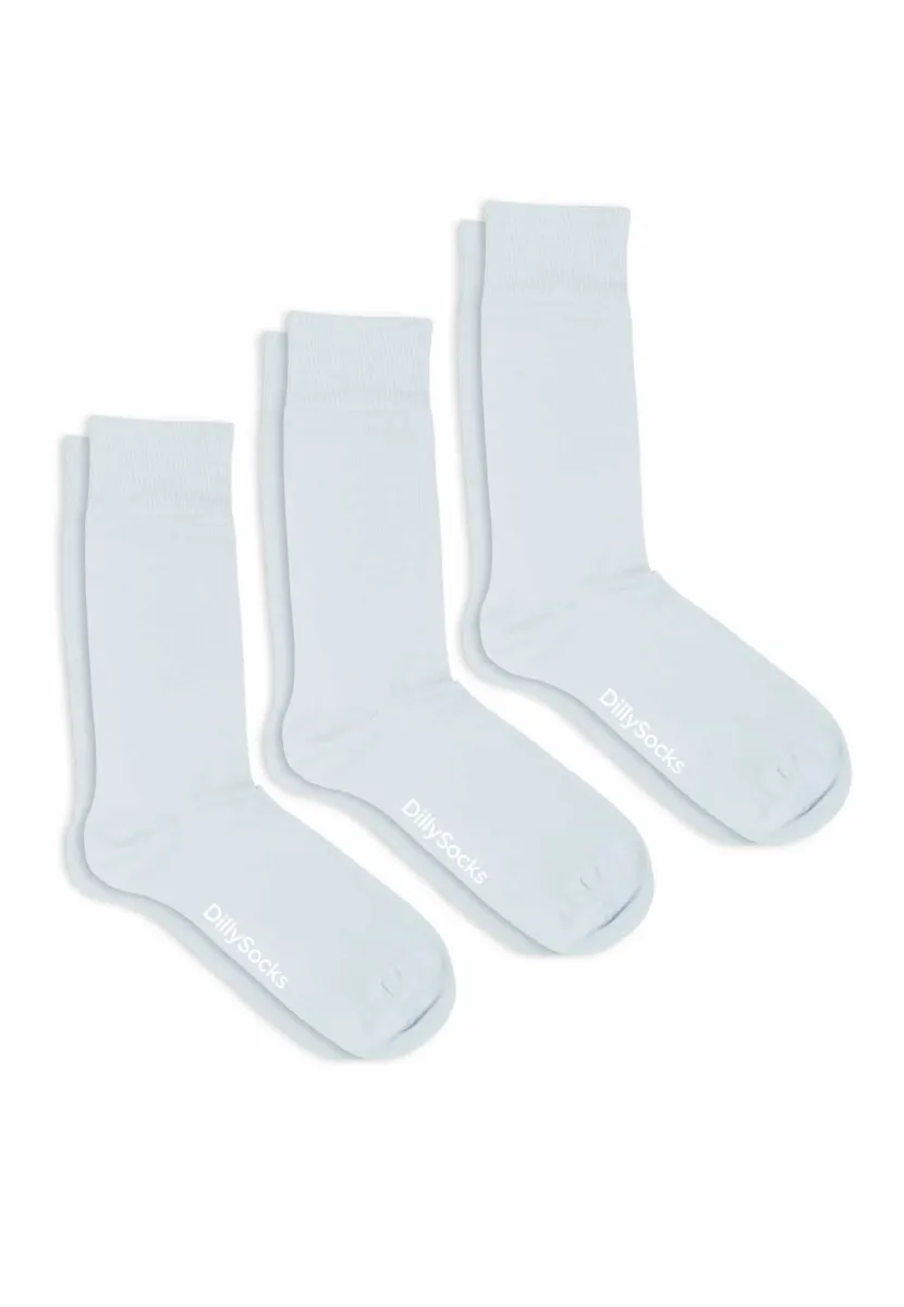 3ER SET ONE COLOR SMOOTH - Socken - smooth baby blue