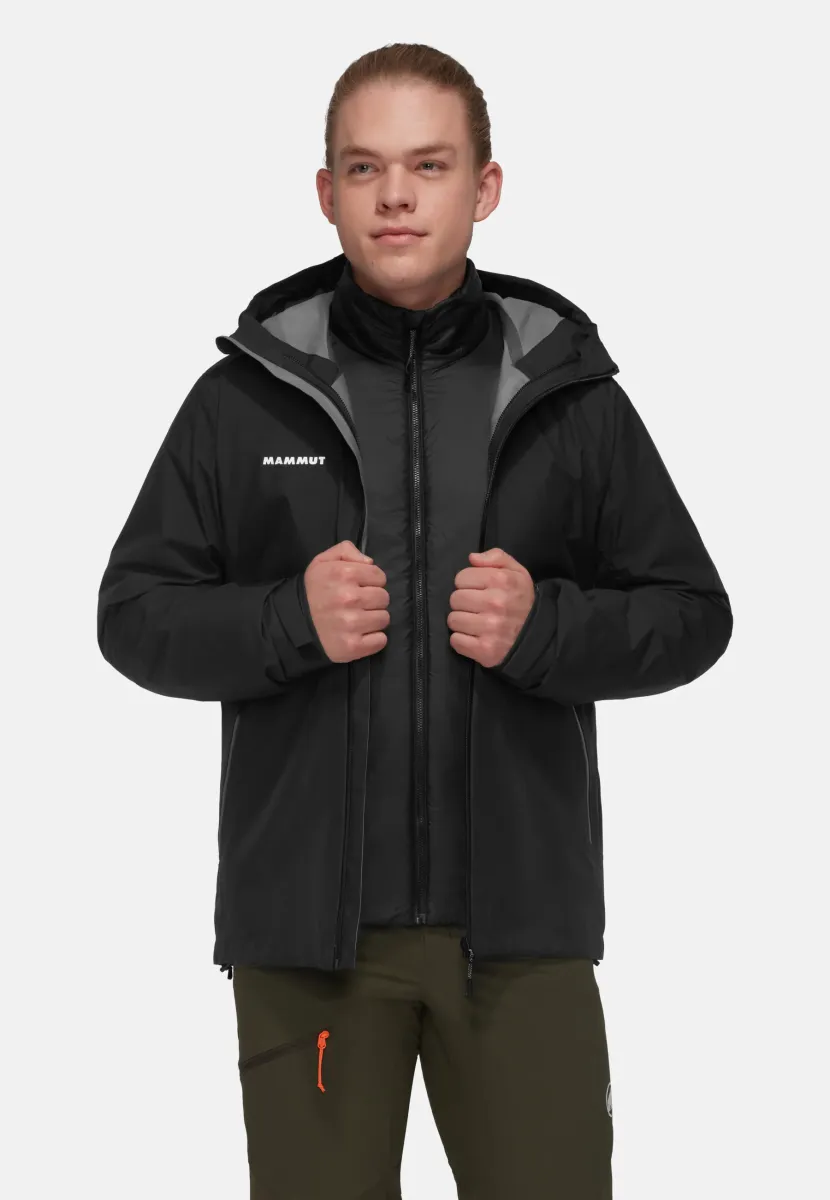 3IN1 HOODED - Hardshelljacke - black black
