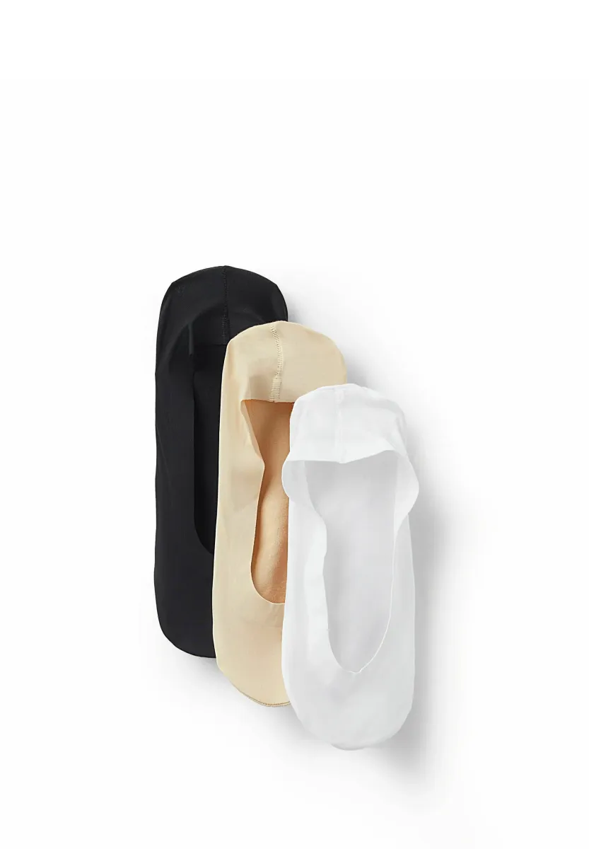 3PACK  - Füßlinge - Black