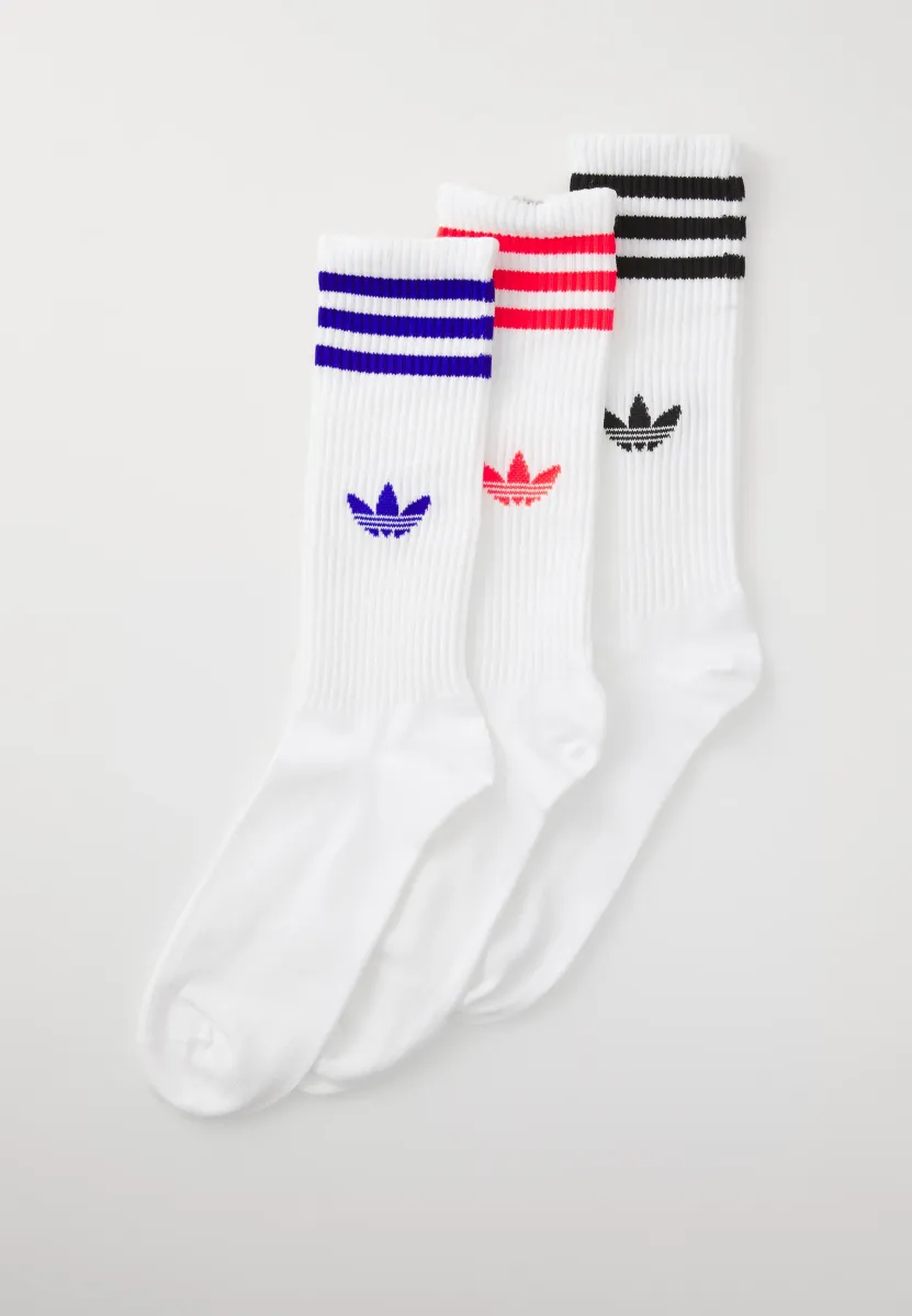 3PACK - Socken - white/lucid red/lucid blue