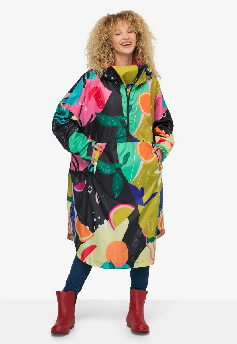 3X FUNKTION PRINT KAPUZE  ZIPPER  - Parka - salsa