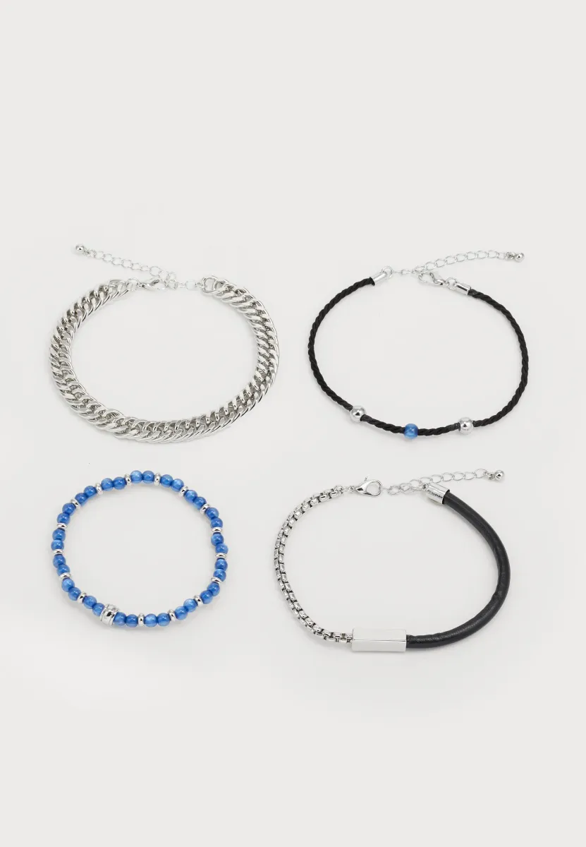 4 PACK - Armband - silver-coloured