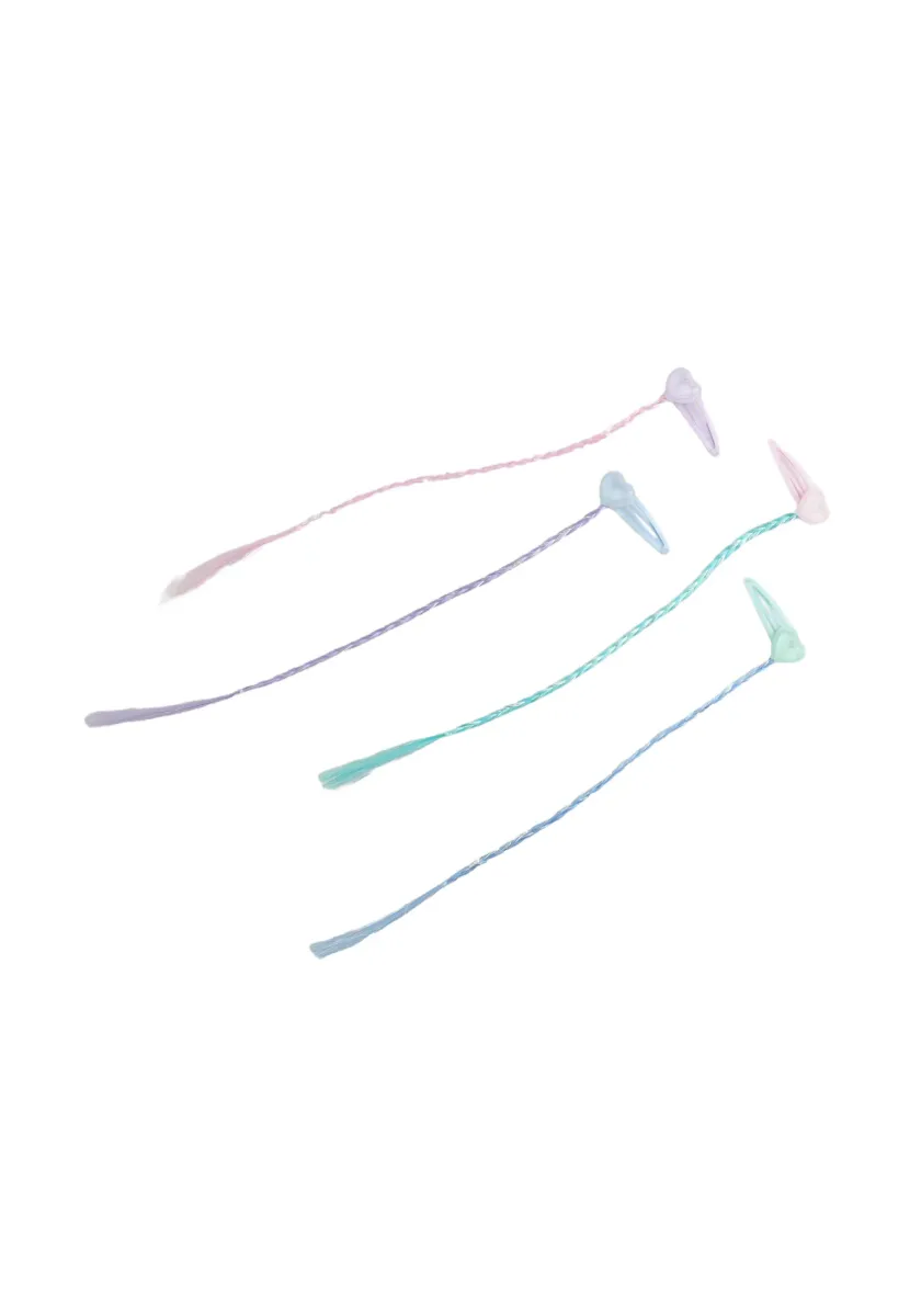 4 PACK - Haar-Styling-Accessoires - pink