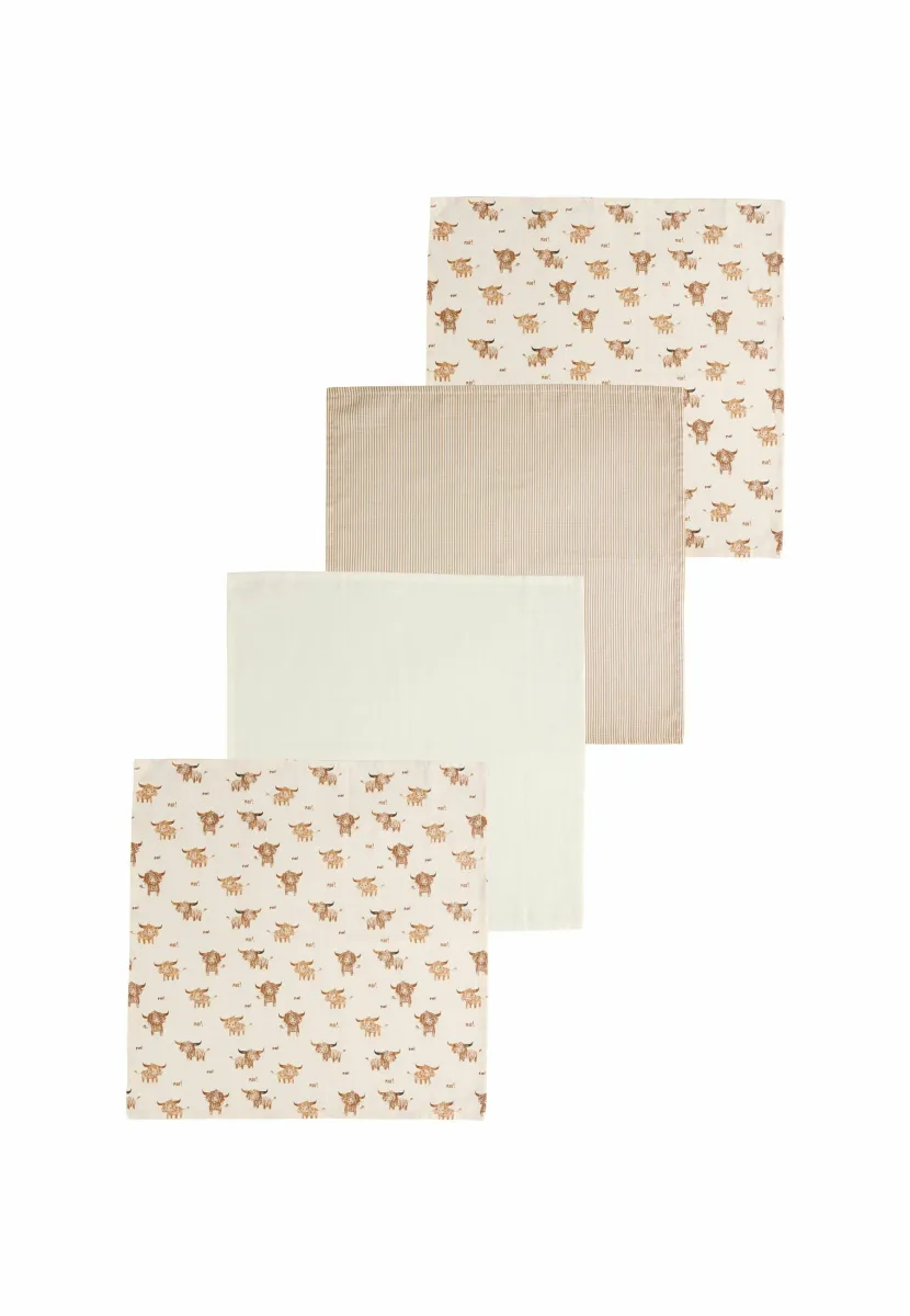 4 PACK - REGULAR FIT - Mullwindel - neutral hamish the cow