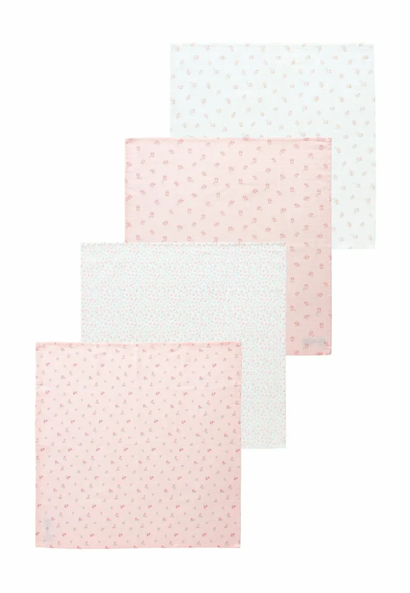 4 PACK - REGULAR FIT - Mullwindel - pink bunny