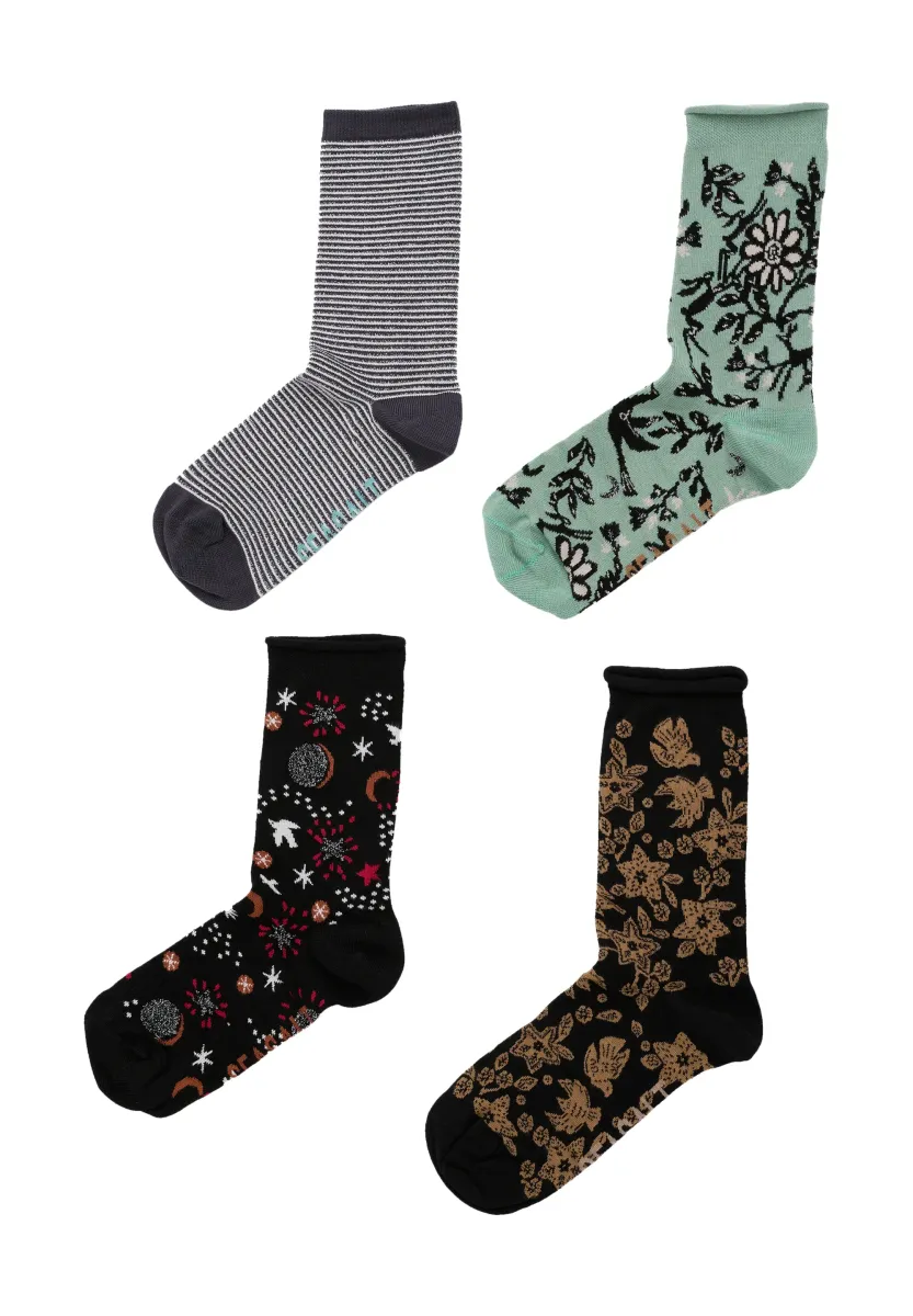 4 PACK - Socken - multi merry dancers mix
