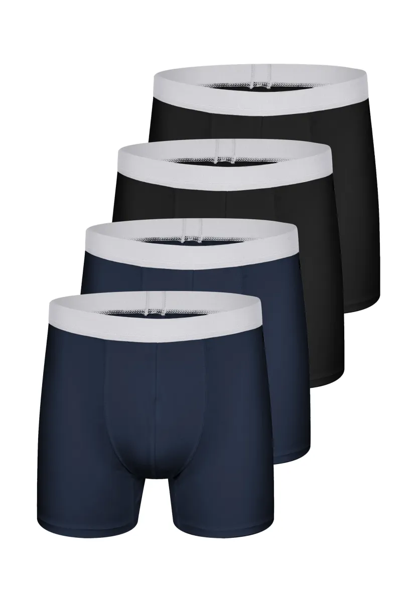 4ER PACK   - Boxer Briefs - schwarz   navy