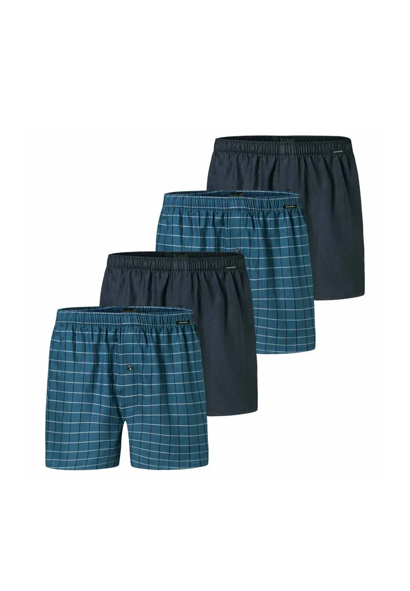 4ER PACK UNTERHOSE - Boxershorts - dunkelblau petrol