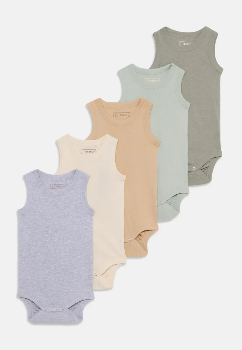 5 PACK  - Body - grey/beige/mottled turquoise