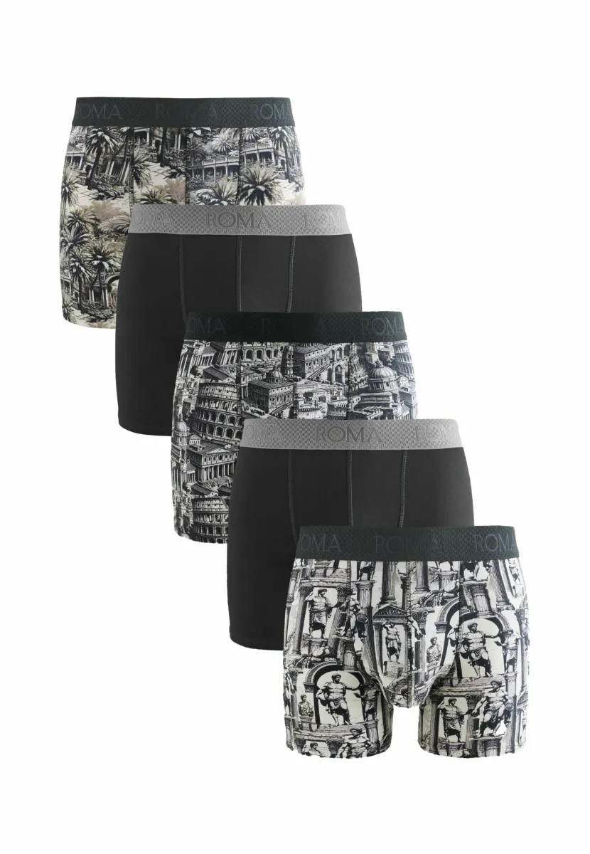 5 PACK - Boxer Briefs - monochrome city print