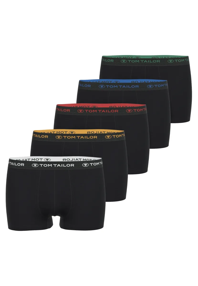 5 PACK - Boxer Briefs - schwarz dunkel uni