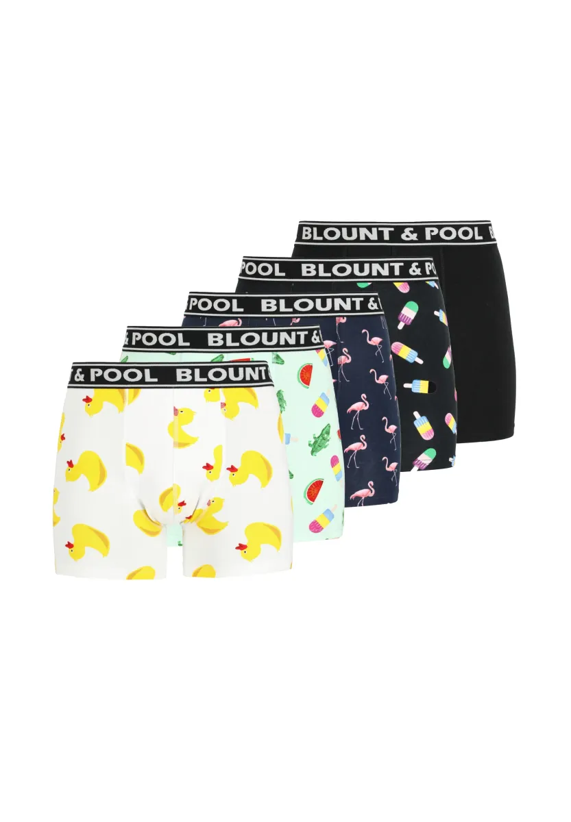 5 PACK - Boxer Briefs - white yellow duck