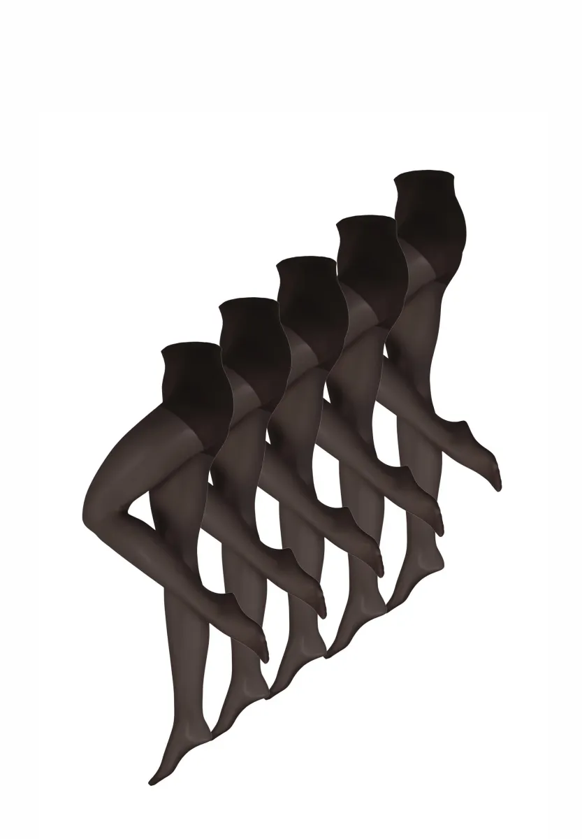 5-PACK FEINS - Strumpfhose - schwarz