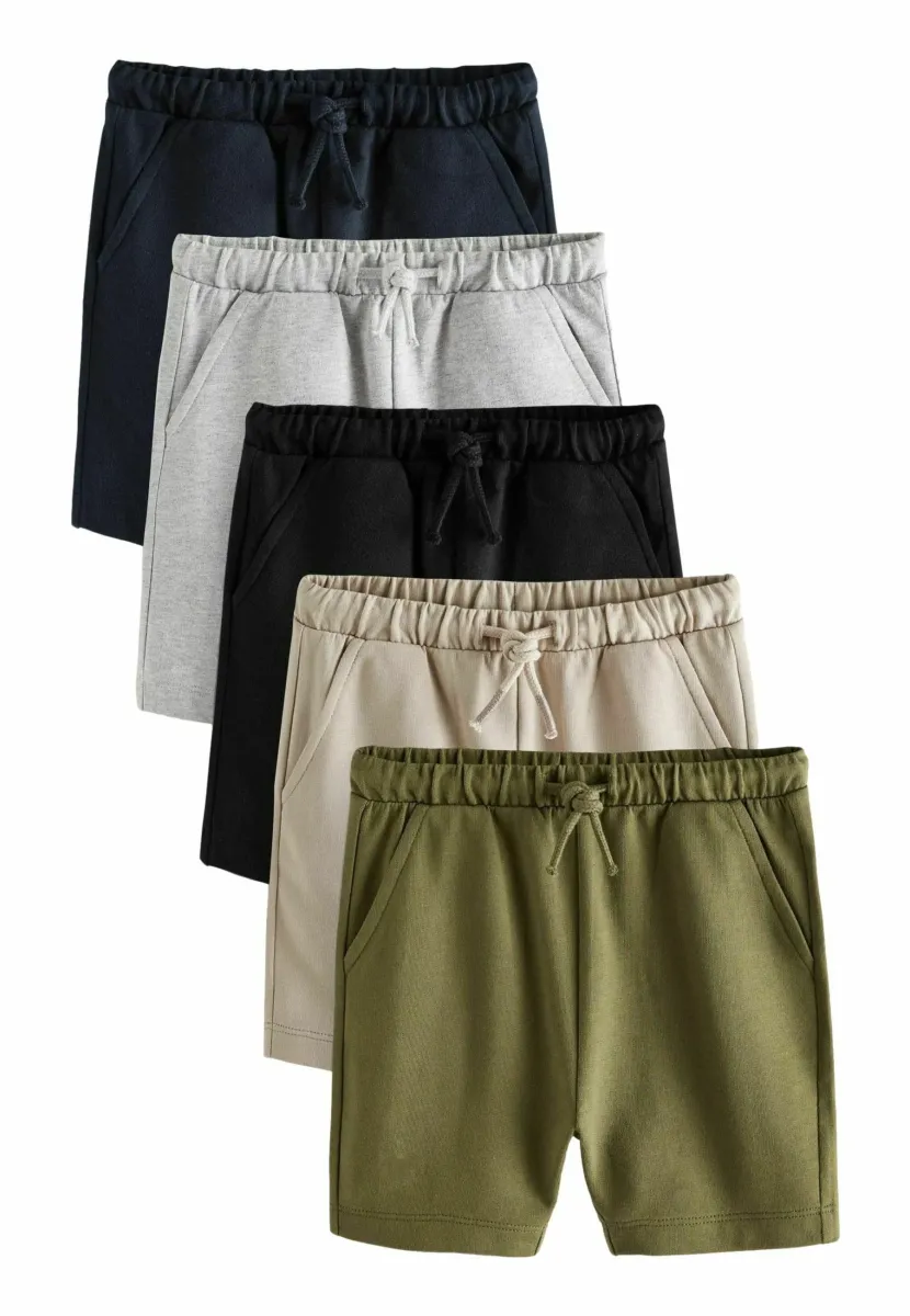 5 PACK REGULAR FIT - Jogginghose - khaki green grey black