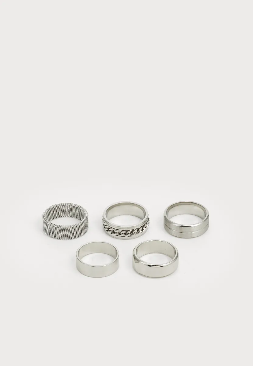 5 PACK - Ring - silver-coloured