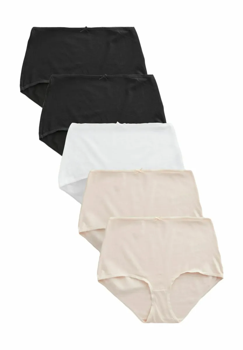 5 PACK - Slip - black white nude