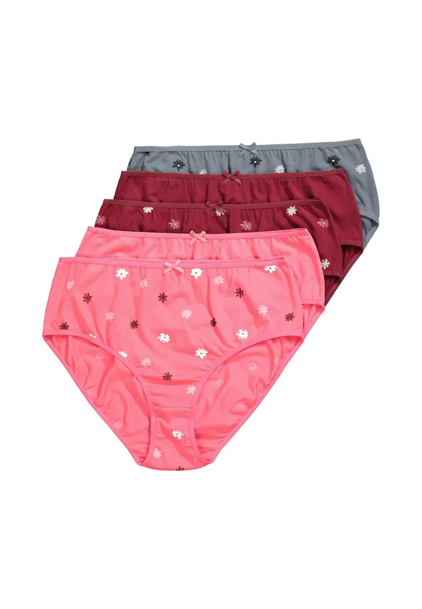 5 PACK - Slip - claret