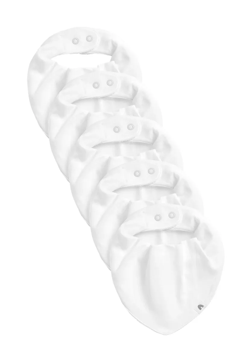5 PACK STANDARD - Lätzchen - white
