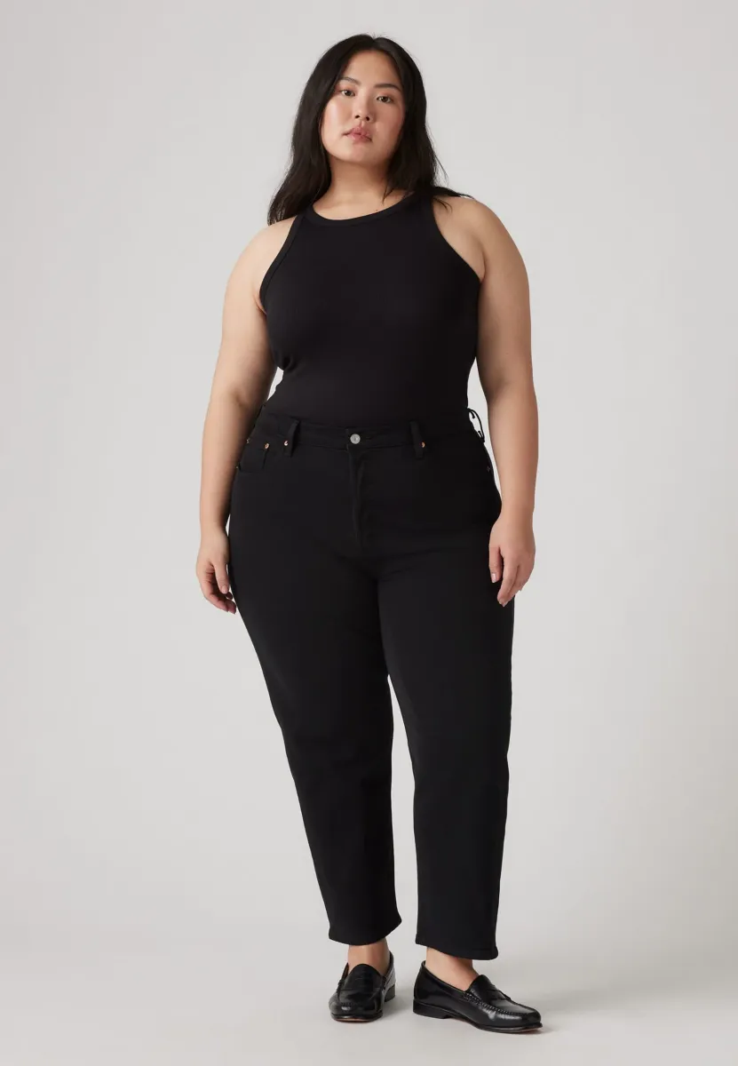 501® CROP JEANS (PLUS SIZE) - Jeans Straight Leg - black sprout