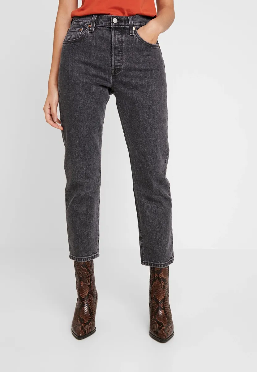 501® CROP - Jeans Straight Leg - cabo fade