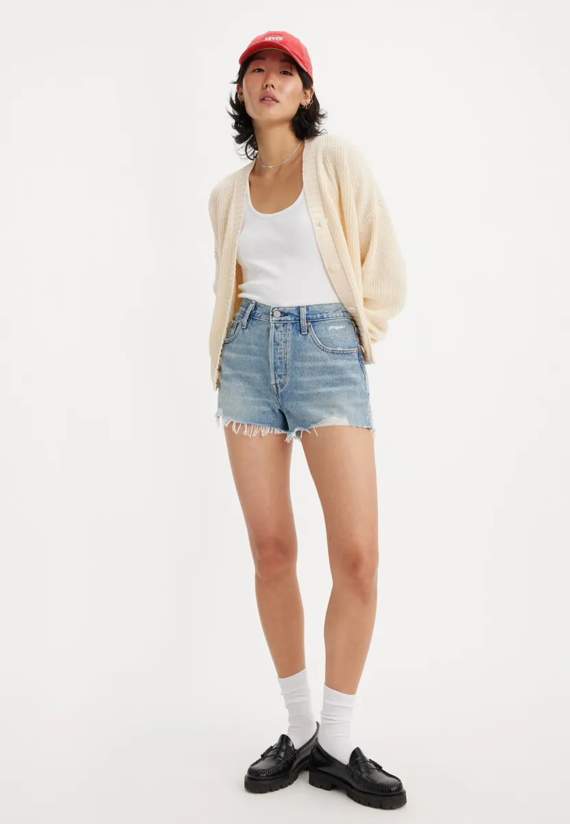 501® ORIGINAL SHORT - Jeans Shorts - vague finish