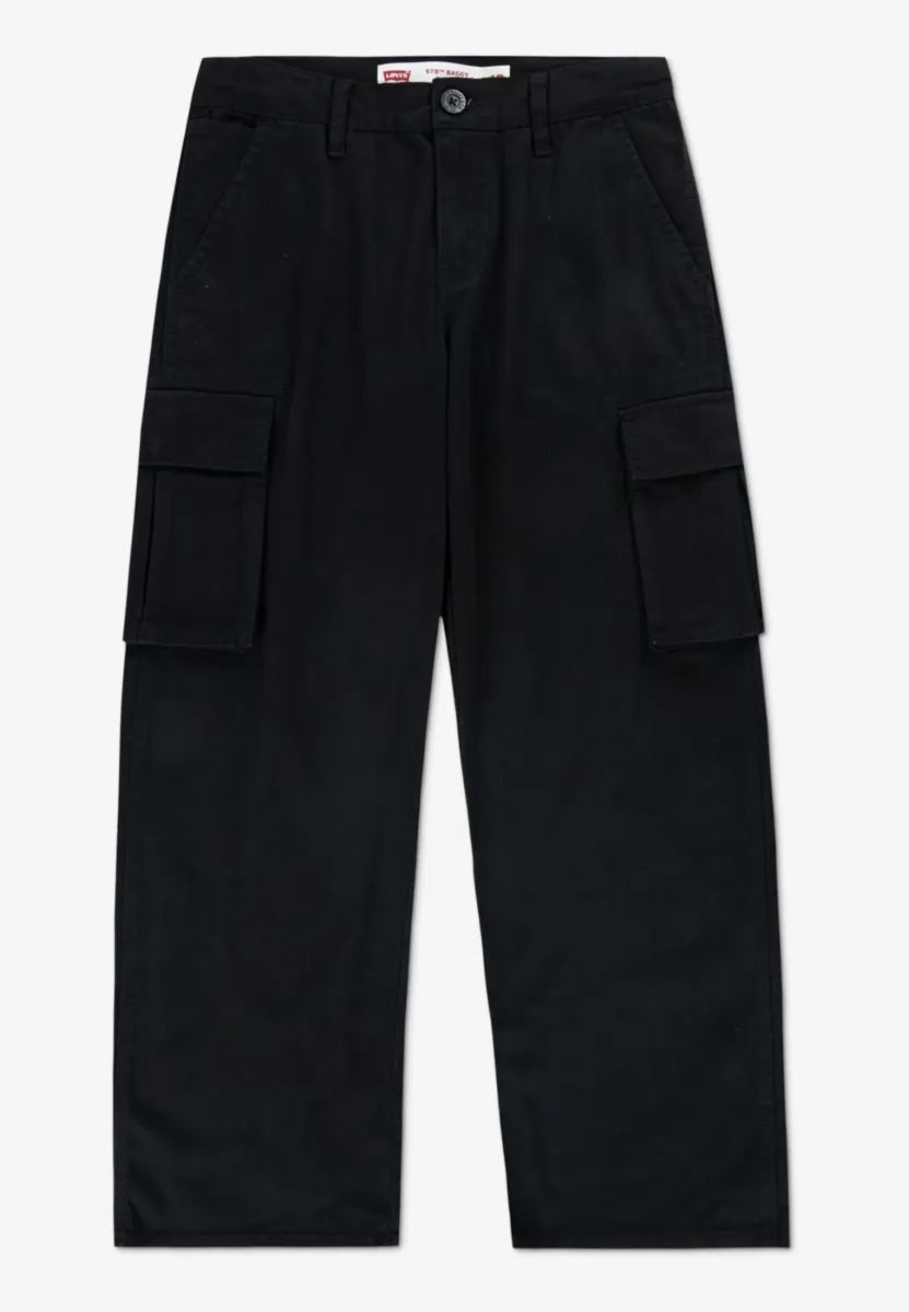 578 BAGGY FIT - Cargohose - jet black
