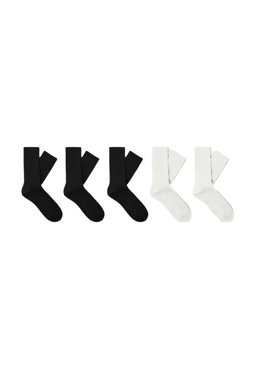 5ER-PACK - Socken - black