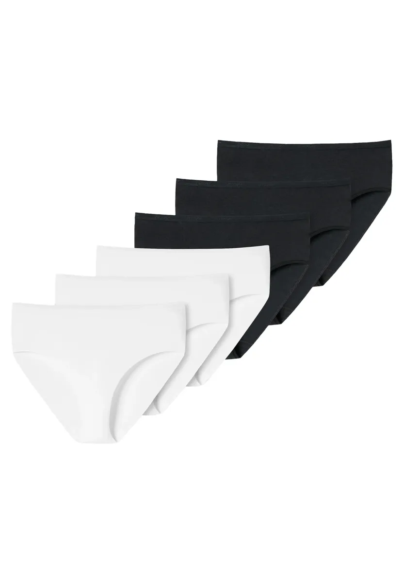 6 PACK BASIC - Slip - schwarz weiss