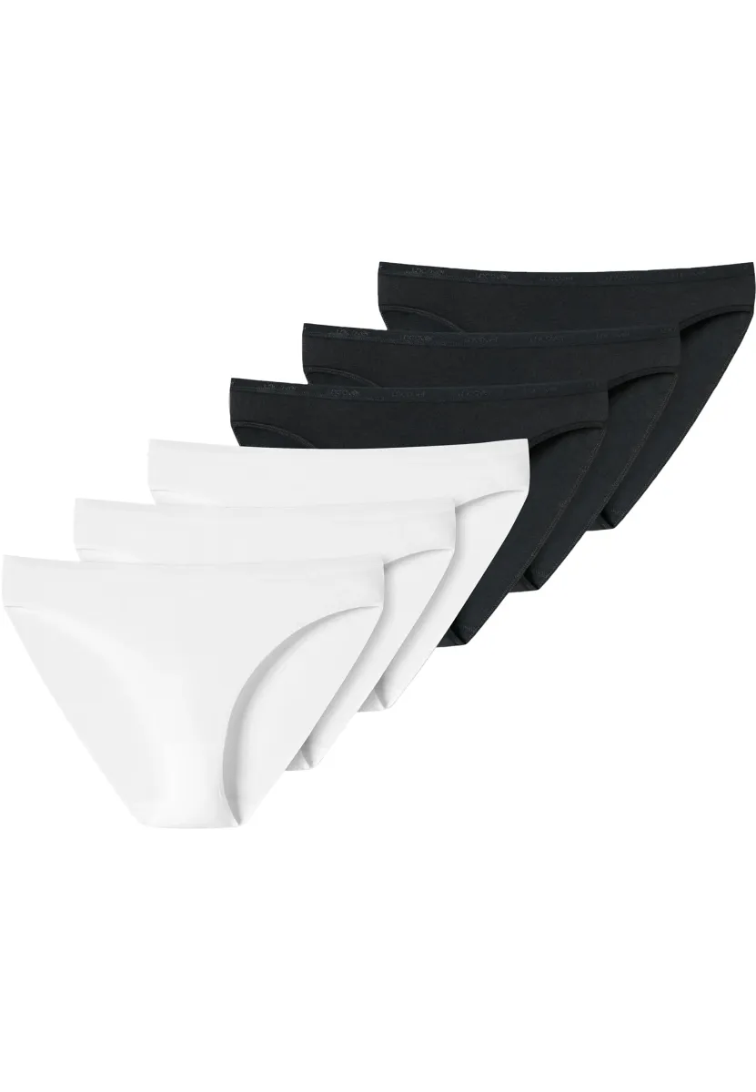 6 PACK BASIC - Slip - schwarz weiss