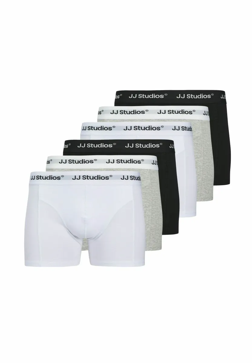 6 PACK - Boxer Briefs - grau schwarz weiß