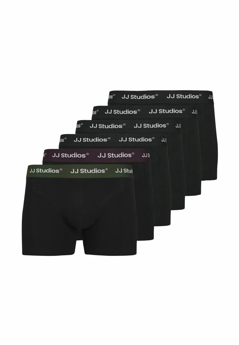 6 PACK - Boxer Briefs - schwarz lila grün