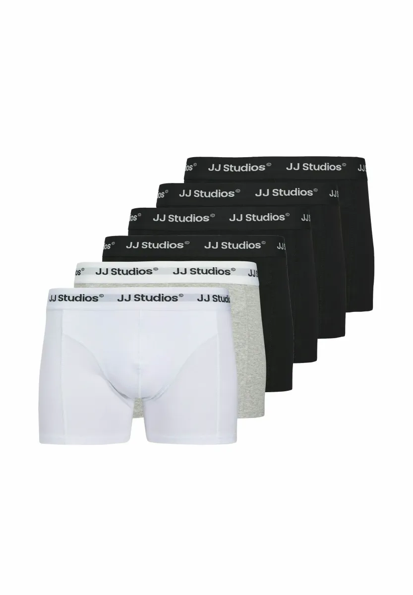 6 PACK - Boxer Briefs - schwarz weiß grau