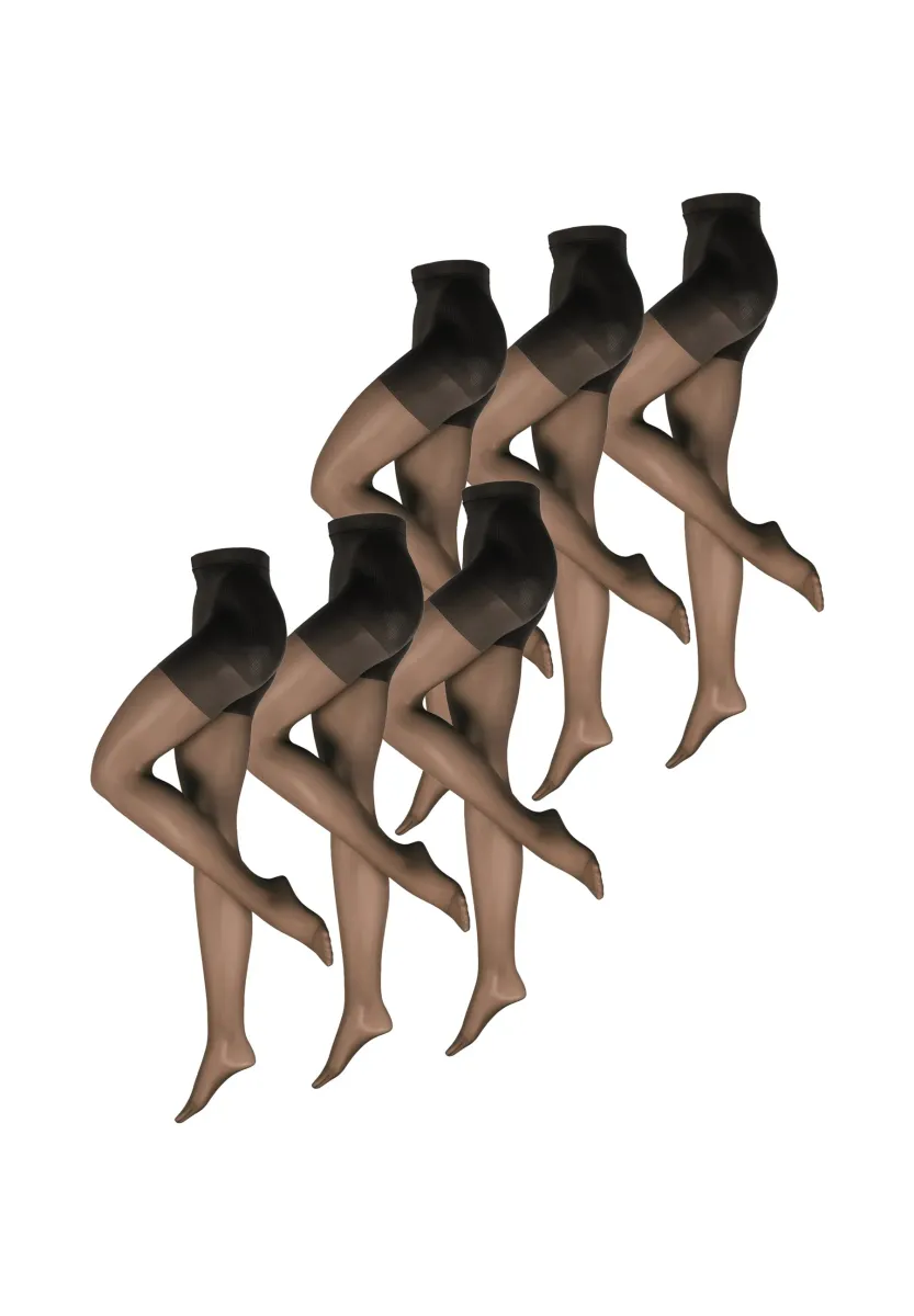 6-PACK FEIN - Strumpfhose - schwarz