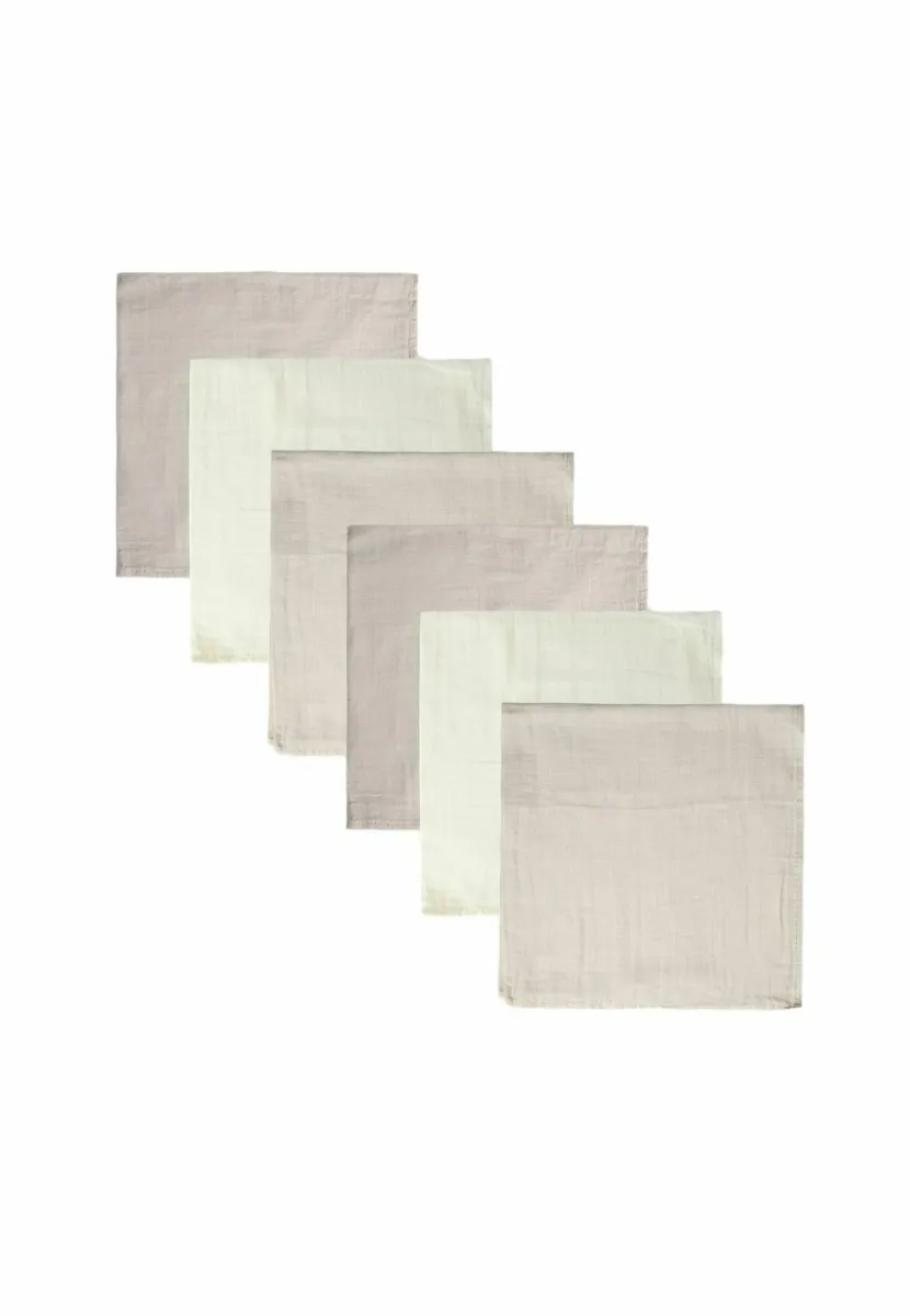 6-PACK NEUTRAL SQUARES  - Mullwindel - natural