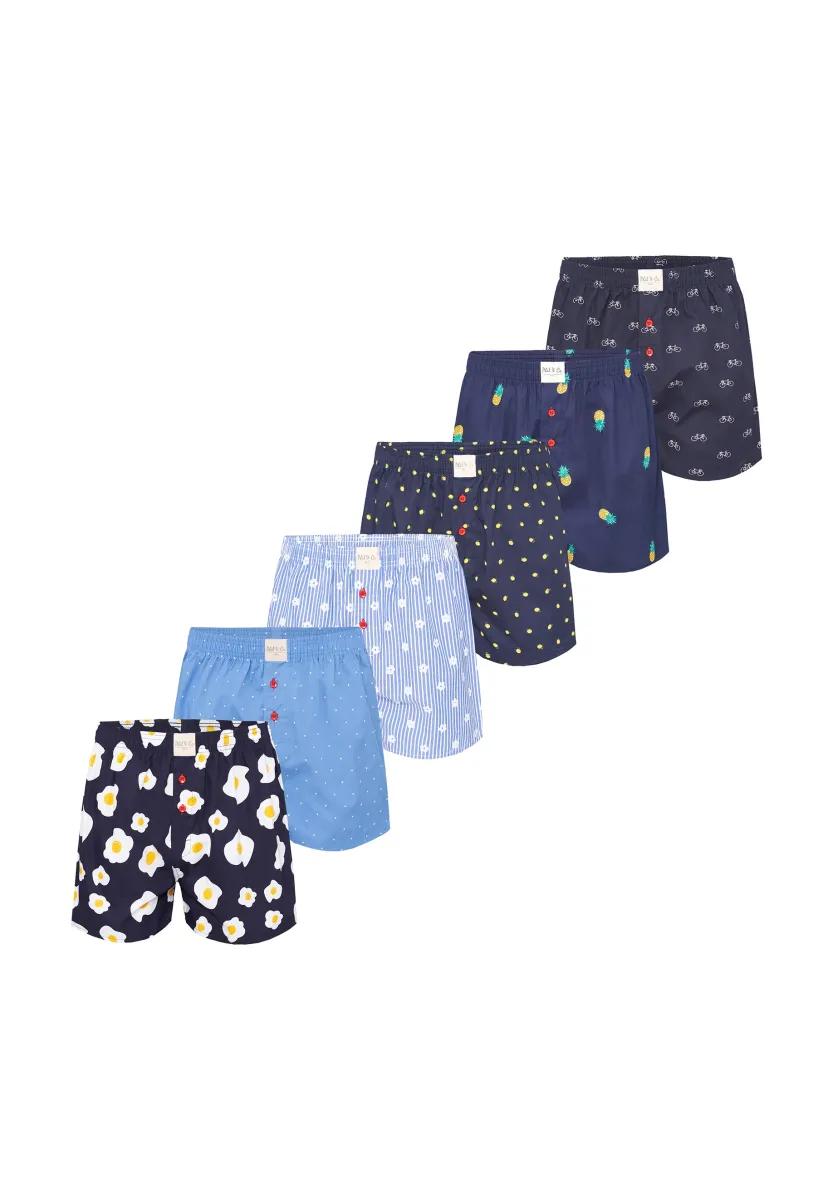 6 PACK PRINTS - Boxershorts - mix