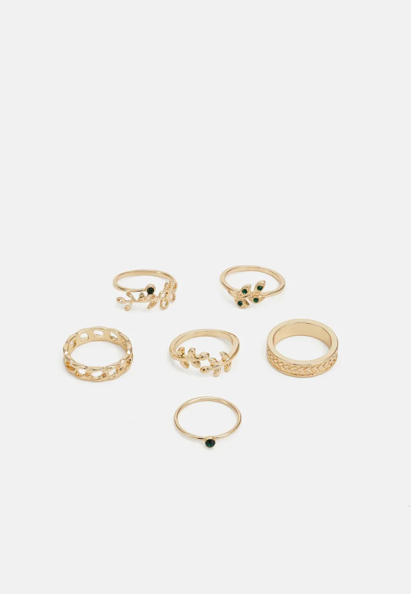 6 PACK - Ring - gold-coloured