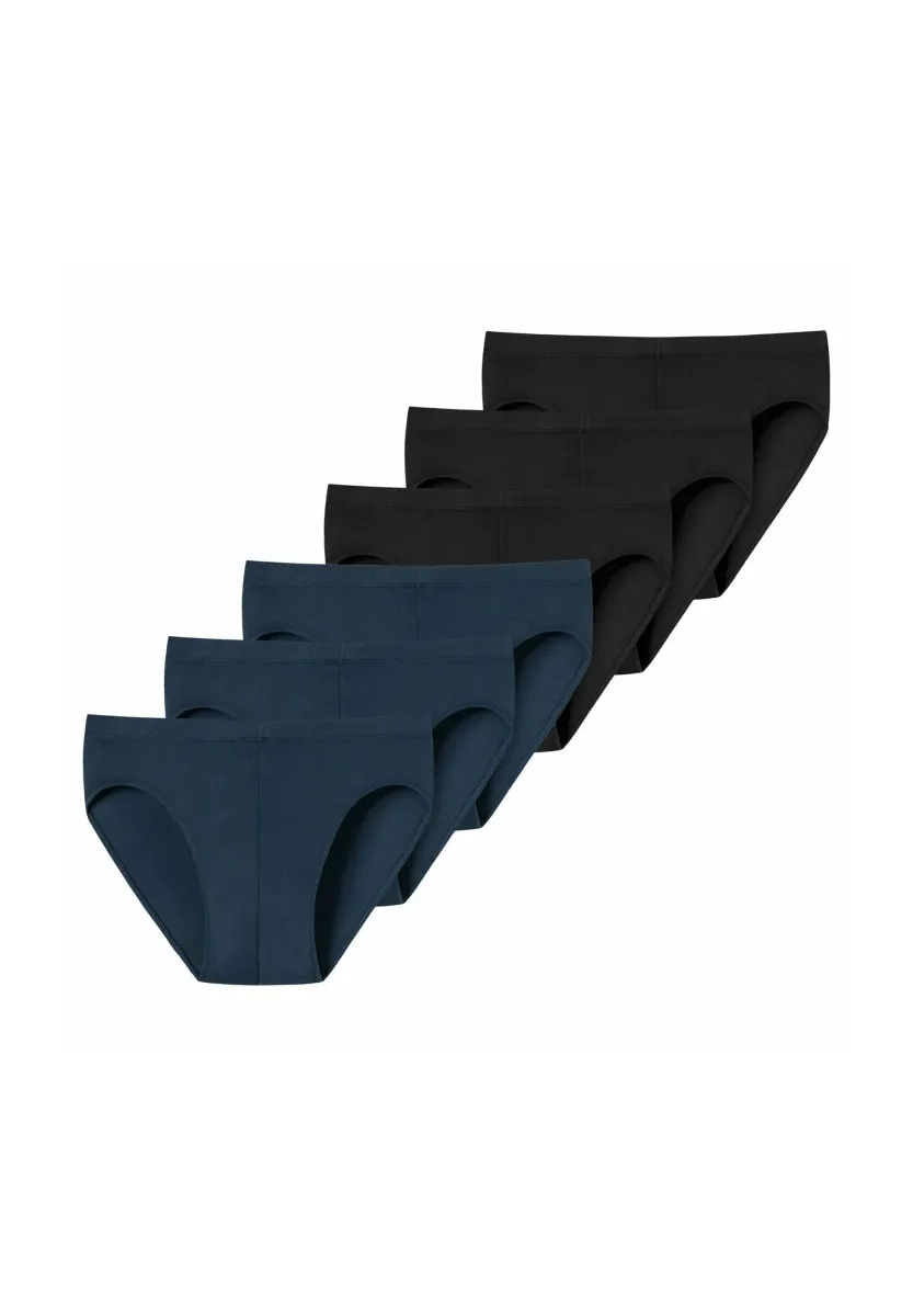 6 PACK - Slip - schwarz dunkelblau
