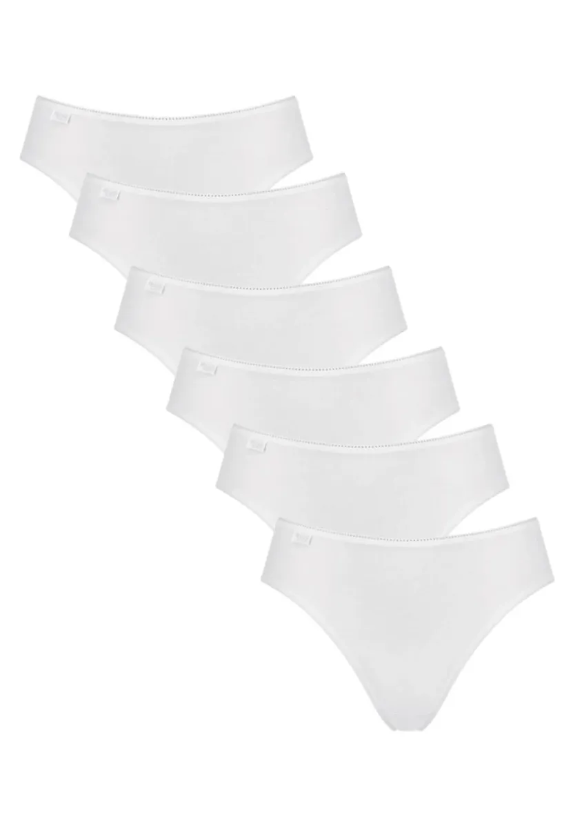 6-PACK - Slip - weiß
