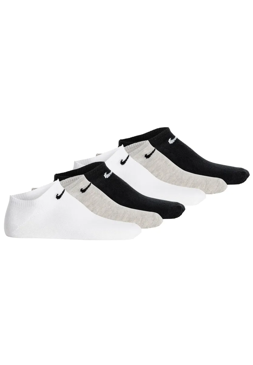 6 PACK  - Socken - weiß schwarz grau