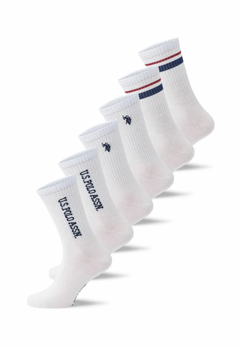 6-PACK - Socken - white