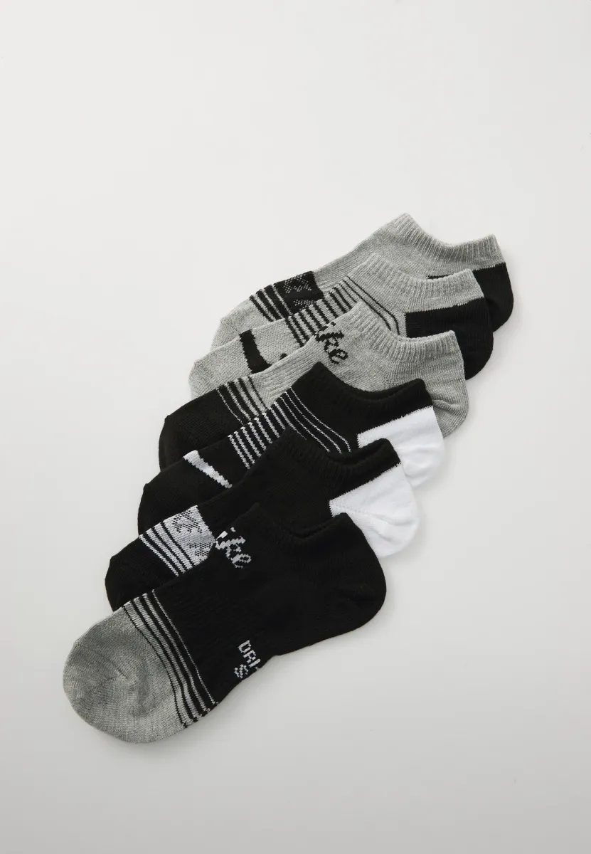 6 PACK - Sportsocken - mottled grey/black/white