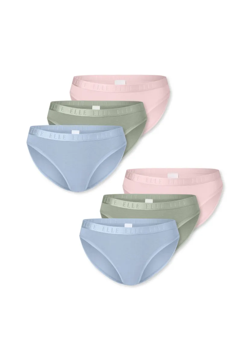 6-PACK SUPER SOFT - Slip - rose light green light blue